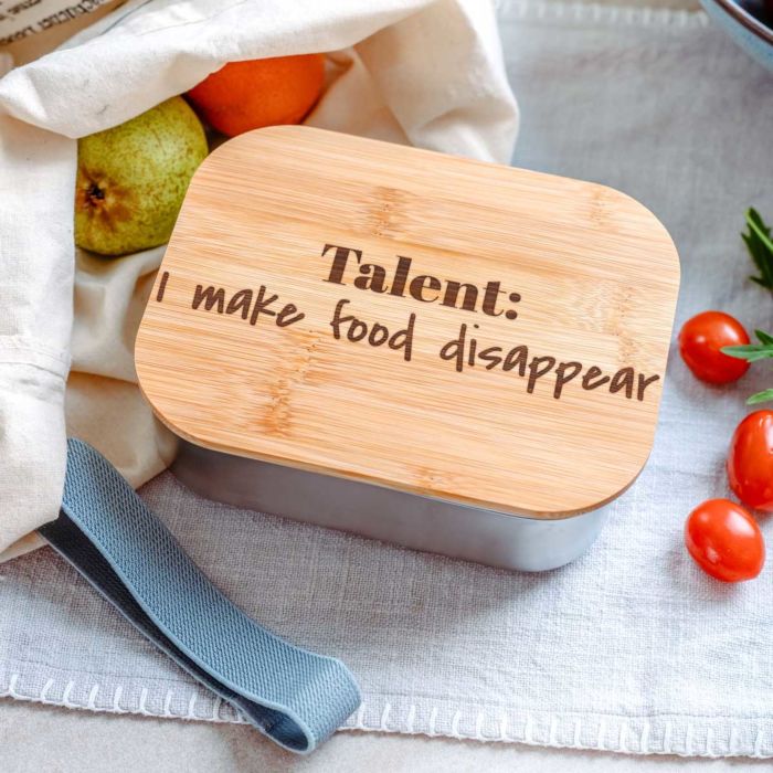 Personalised Lunch Box With Message