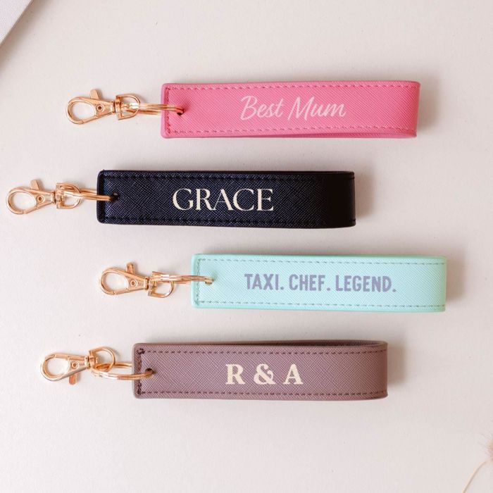 Personalised Leather Strap with Text