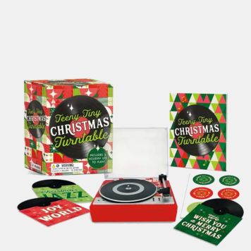 Mini Christmas Record Player