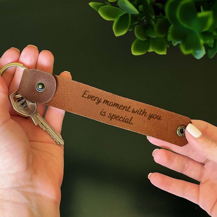 Personalised Keychain with Hidden Message